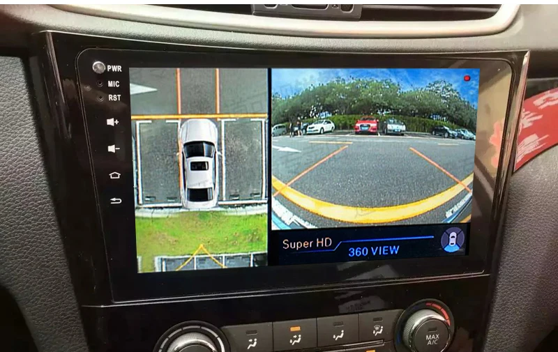 Автомобильный видеорегистратор с объемным видом на парковку HD 1080P 2D 360 градусов панорамная система с 4 камерами