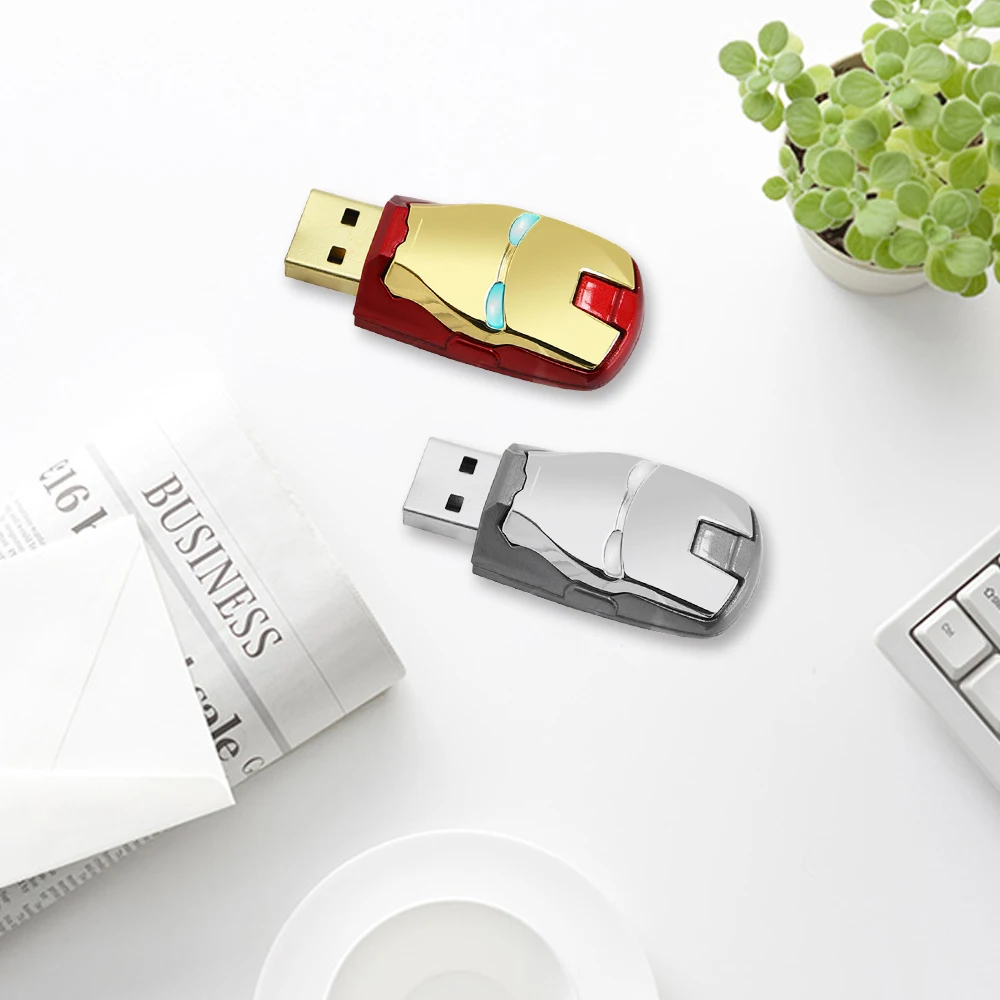 USB Flash Drive Metal Pen Drive 4GB 8GB 16GB 32GB USB2.0 Pendrive Avengers USB Stick Laptop