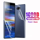 Гидрогелевая пленка для Sony Xperia 10 Plus, защита экрана, мягкая задняя крышка из ТПУ для Xperia 10 II III, защитная пленка, не стекло