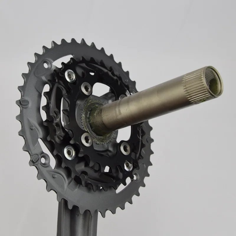 Горячая Распродажа Shimano Alivio M4050 crank 170 мм 3x9 27 скорость FC 22 30 40T HollowTech система для