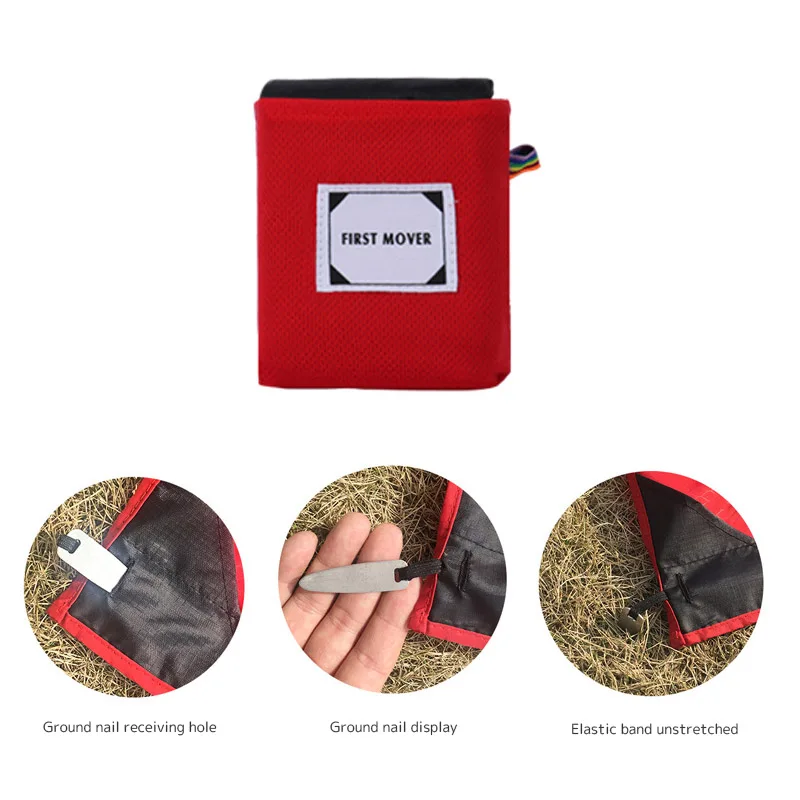 Портативный карманный коврик для кемпинга 150*180 см складной туристический матрас