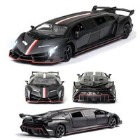 132 lamborghiniveneno car model alloy car die cast toy car model pull back childrens toy collectibles free shipping