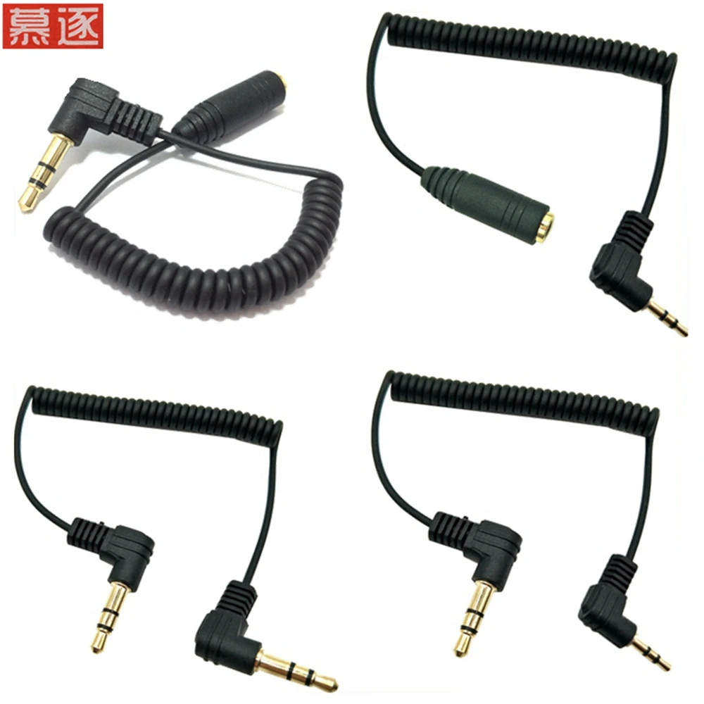 

3 Pole stereo 2,5mm Stecker auf 3,5mm Weibliche Jack 90 Rechtwinkligen Männlichen Zu Weiblichen Audio Adapter Kabel schnur