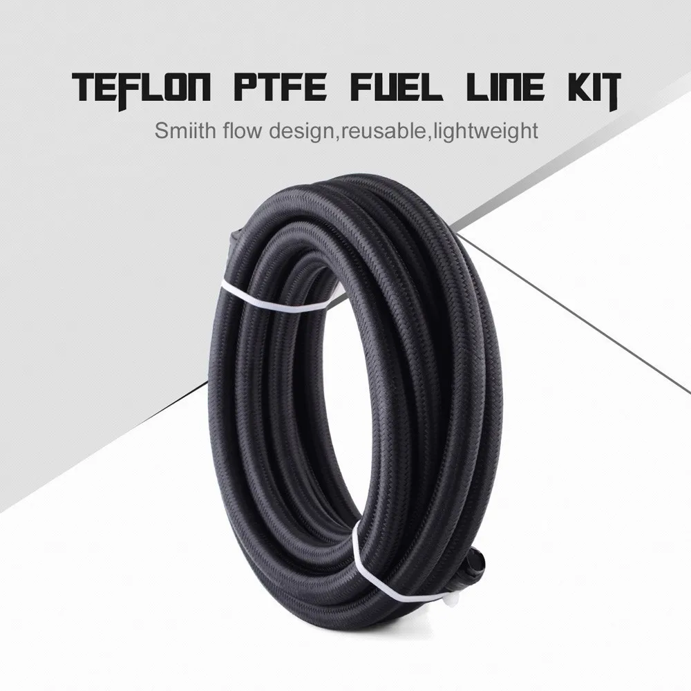 ESPEEDER AN8 0/45/90/180 градусов PTFE шарнирное соединение шланга топливный шланг линия для pfte топливная линия+ 5 м поворотный шланг PTFE конце линии