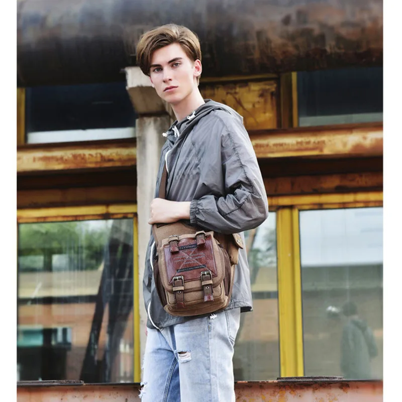 Брендовые дизайнерские сумки через плечо кожаные винтажные мужские Мужская