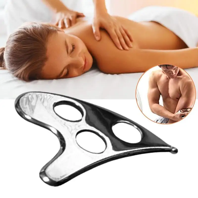 

Body Board Scrapper Massage Plate Steel Scraping Care Relief Release Health Plate Massager Pain Relaxation F4C9