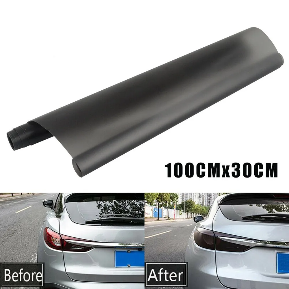 

Fog Lights Wrap Headlights Car Light Smoke Black Tail Lights 30cm X 100cm