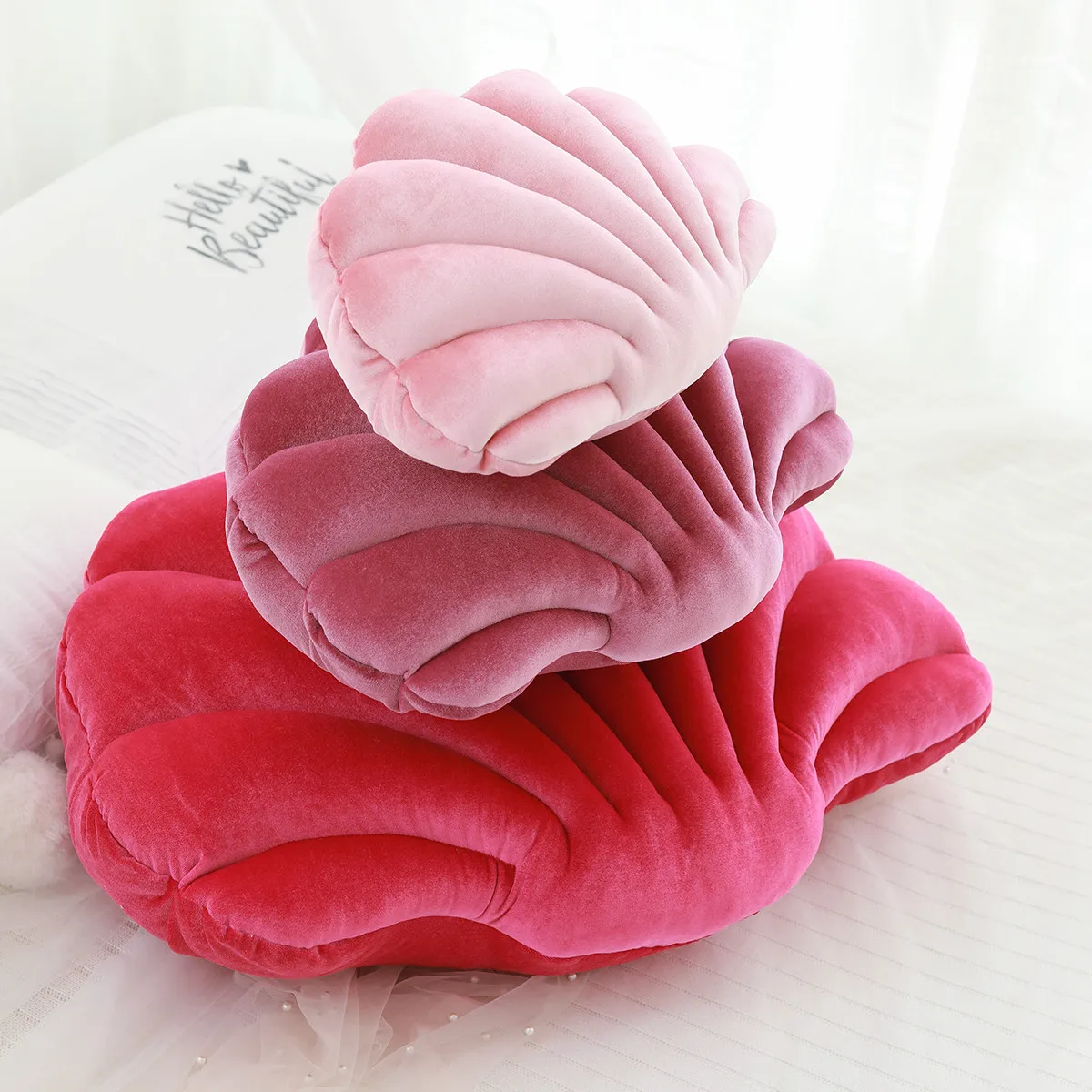 

Soft Shell Stuffed Pillow Sea Shell Sofa Throw Pillow Cushion Decoration Gift