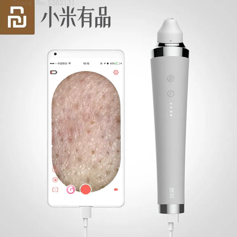 

Youpin Meishi Electric Visual Acne Remover Blackhead Deep Pore Cleanser Vacuum Suction Blackpot Cleaner For Facial Care Tools