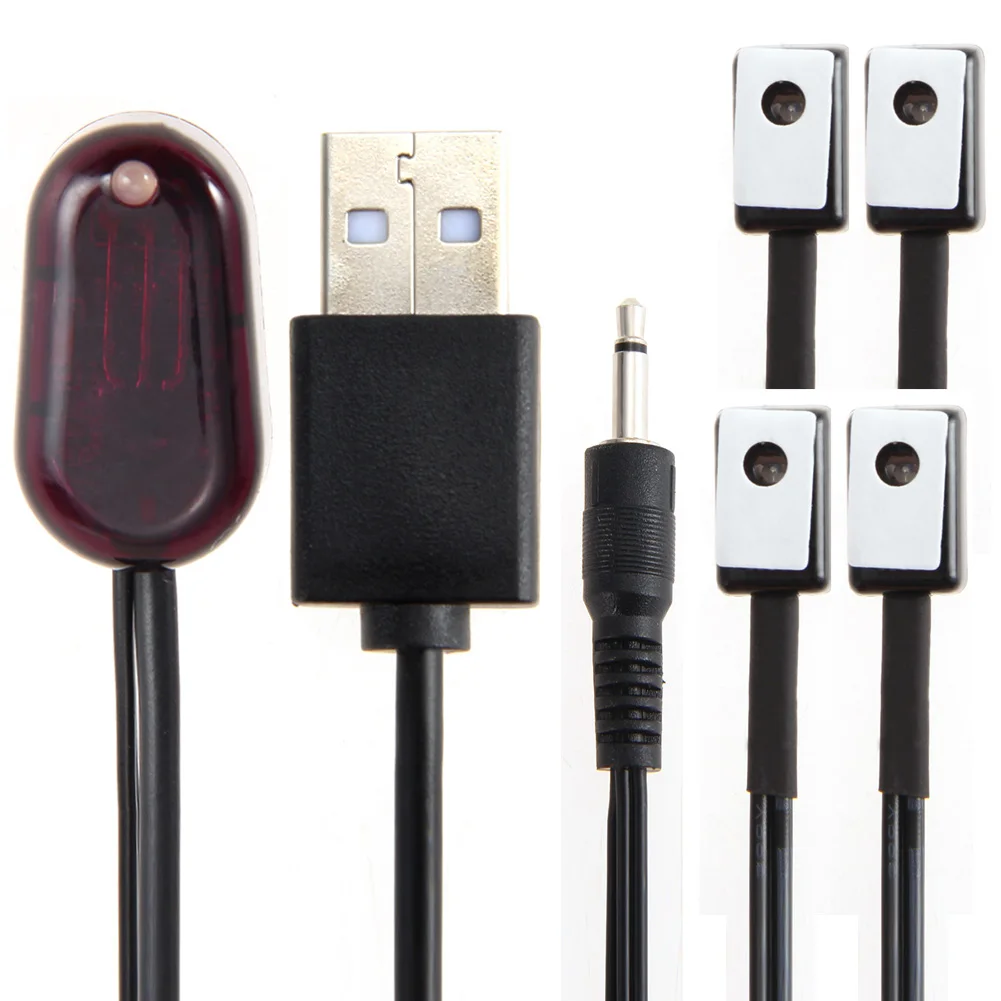 ИК-удлинитель с вилкой Стандарта Великобритании 1 приемник 4 эмиттера излучатели