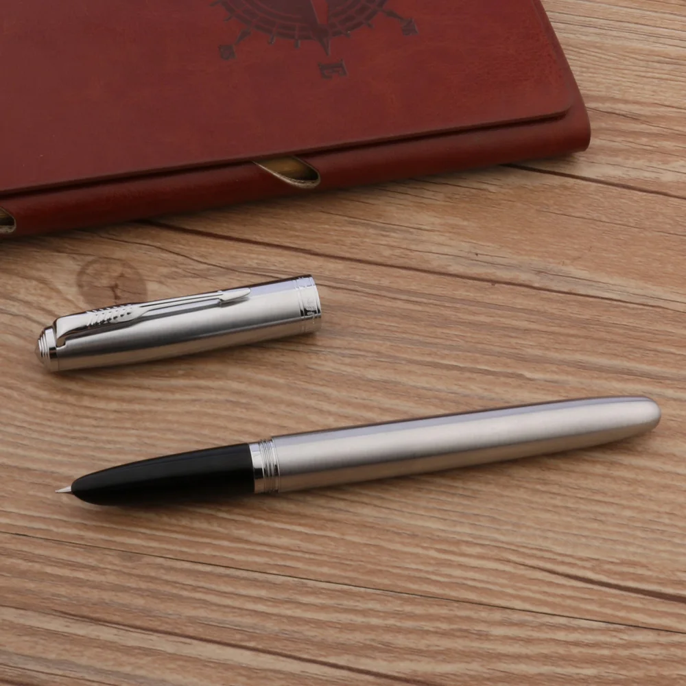 Ручка перьевая JINHAO 85 Классическая вращающаяся карандаш из нержавеющей стали с