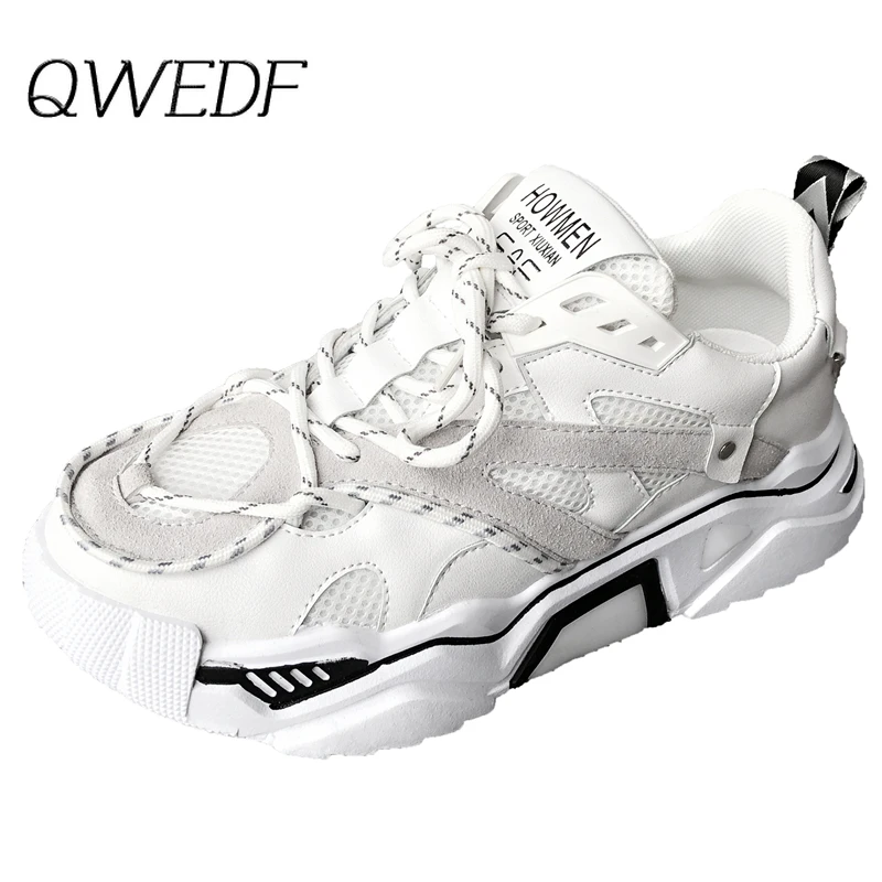 Мужская повседневная обувь из вулканизированной ткани на плоской подошве белые