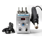 858D паяльная станция, СВЕТОДИОДНЫЙ Цифровой паяльник, станция для распайки, паяльная станция BGA, наладочная паяльная станция, пистолет горячего воздуха