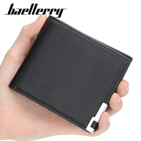 seagloca men wallet men purse money short designer soft id card case slim fashion simple leather wallet
