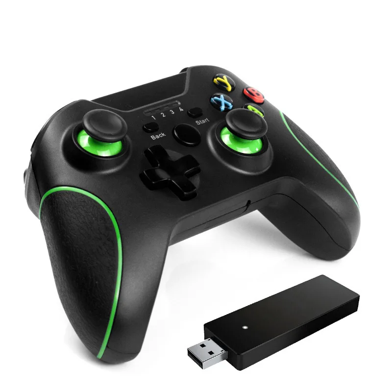 

Геймпад для ПК для Xbox One, зеленая ручка для беспроводной PS3 Android Mobile TV 2,4G, игровая консоль с USB