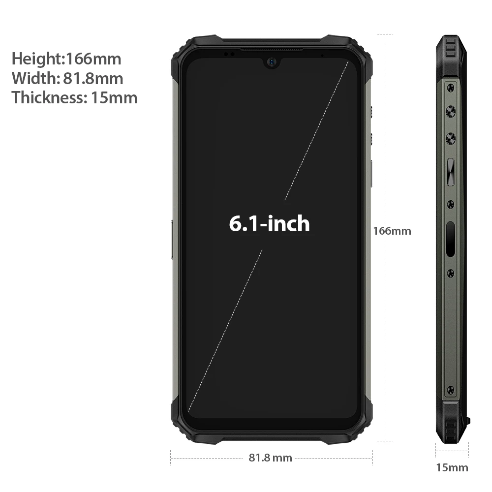 Ulefone Armor 8 IP68 IP69K водонепроницаемый 6 1 дюйма 4 Гб 64 16 МП Тройная задняя камера NFC 5580