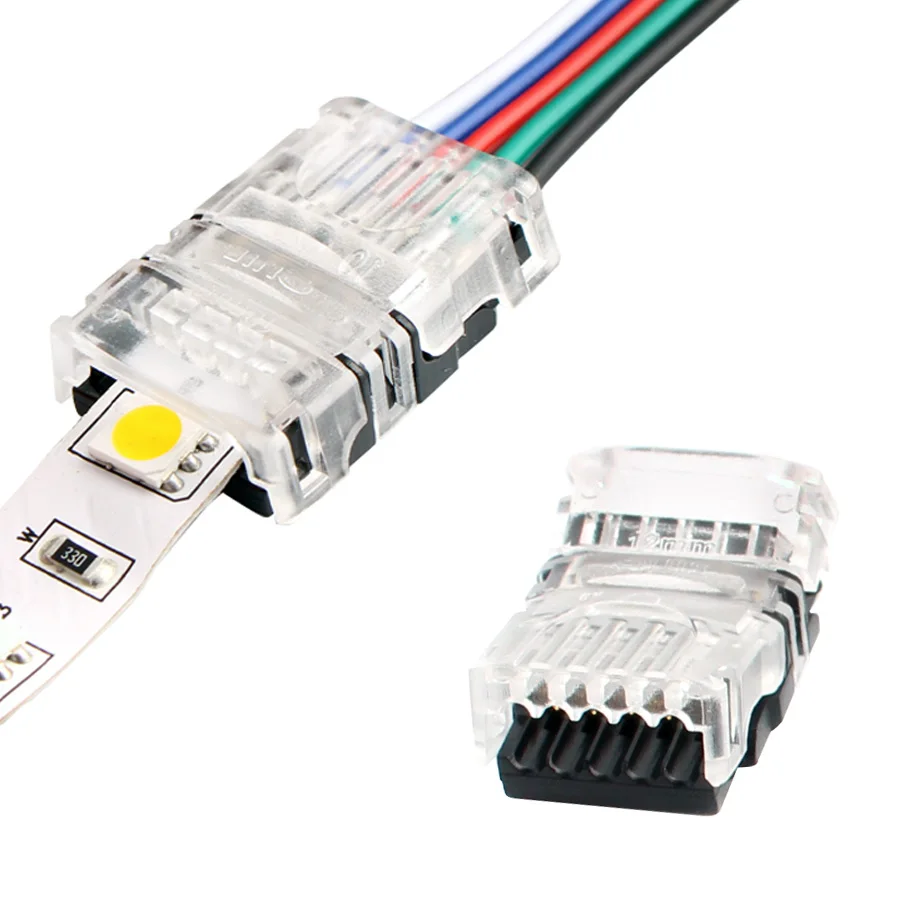 RGB Светодиодная лента Разъем 2Pin 3Pin 4Pin 5Pin для одиночного RGBW цвета 2835 5050 провода