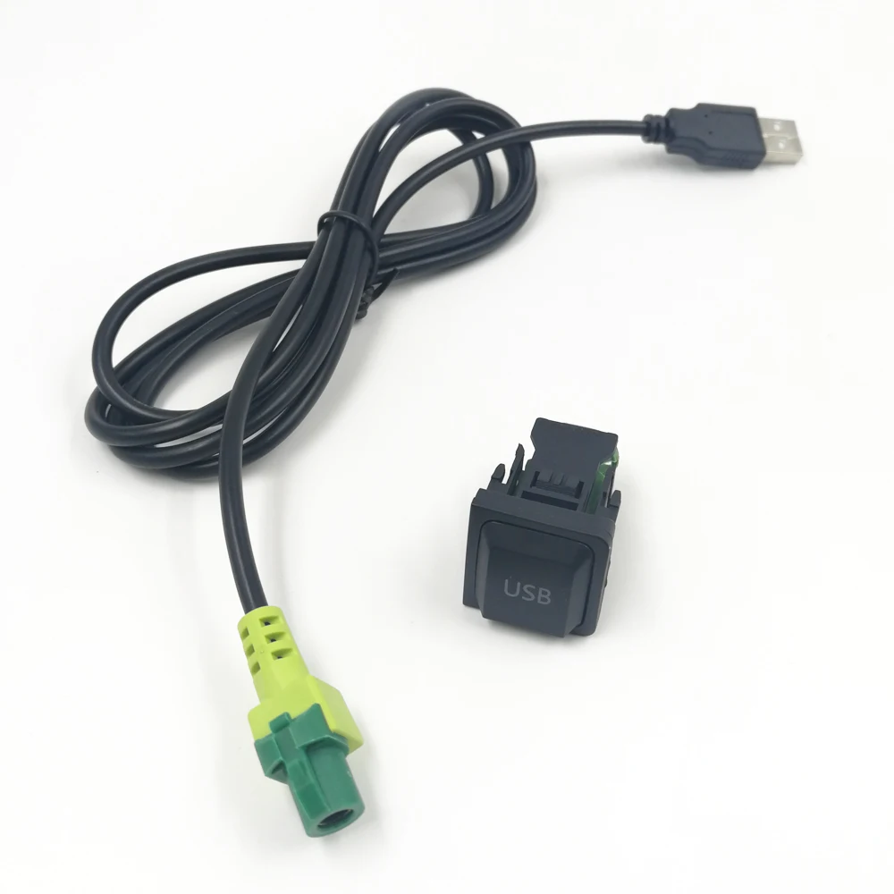 Biurlink 150 см USB кабель CD плеер радио аудио система разъем кнопка для VW Volkswagen стерео 4