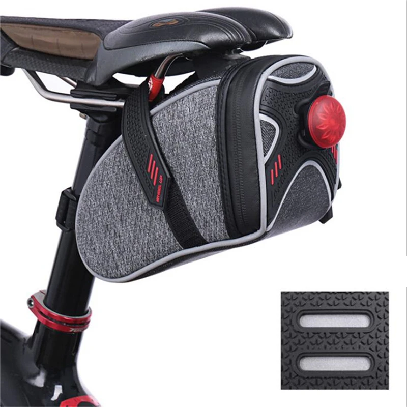 

Portable Waterproof Bike Saddle Bag Portable Cycling Seat Pouch Bicycle Tail bags Rear Pannier Cycling equipment