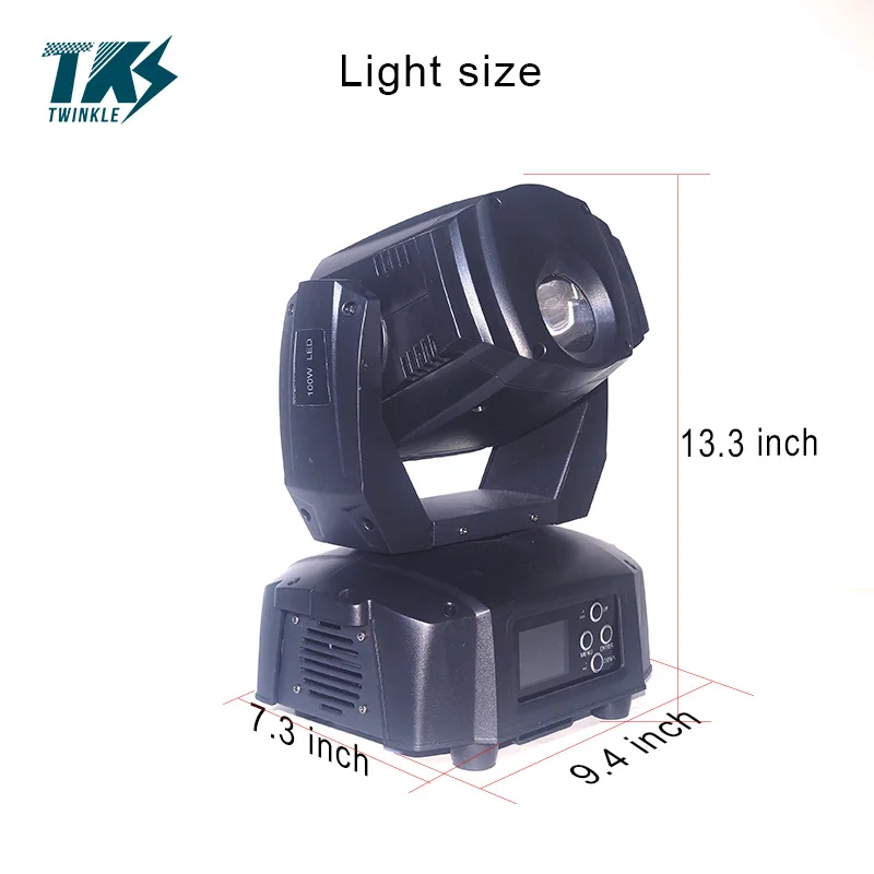 Stage lighting 120W LED moving head light With DMX Control indoor For Beam Spot Dj Use Party Bar Light | Лампы и освещение
