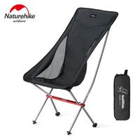 naturehike folding picnic chair outdoor portable lightweight camping chair backpack fishing chair foldable high beach chair yl06