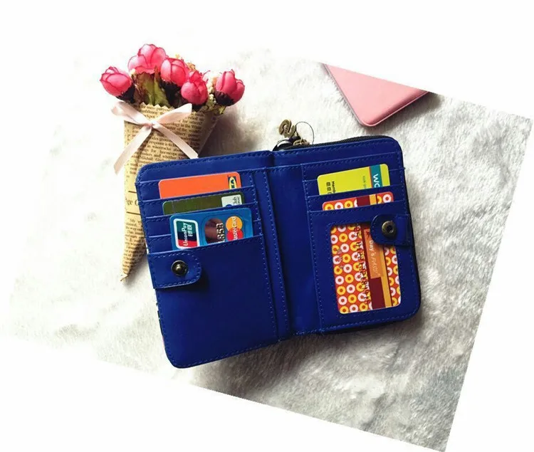 

Wholesale Original Spain .laugiseD Fashion Wallet Short Zipper Wallet Mini Coin Purse