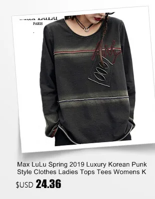 Max LuLu, роскошный корейский бренд, для девушек, панк, укороченный топ, тройник, женские футболки с v-образным вырезом, с капюшоном, Harajuku, Женская Сексуальная кружевная футболка, Camiseta