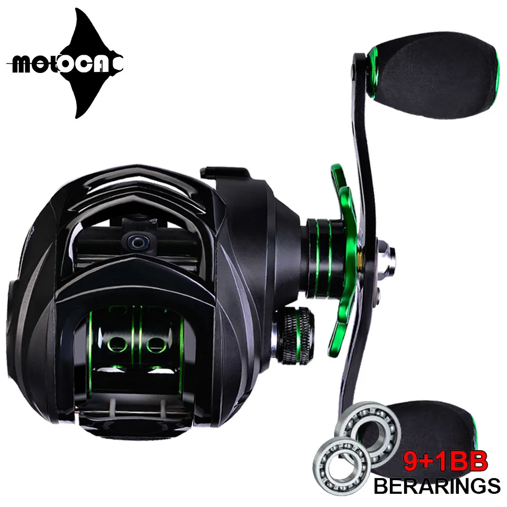 

Baitcast Reel High Speed Ratio7: 2:1 Magnetic Brake Casting Reels Stainless Steel Bearing 8KG Drag Carp Fishing Accessoires 2021