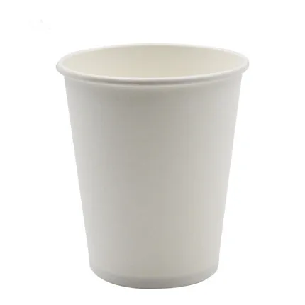50/100pcs/Pack 250ml Pure White Paper Cups Disposable Coffee Tea Milk Cup Drinking Accessories Party Supplies | Дом и сад