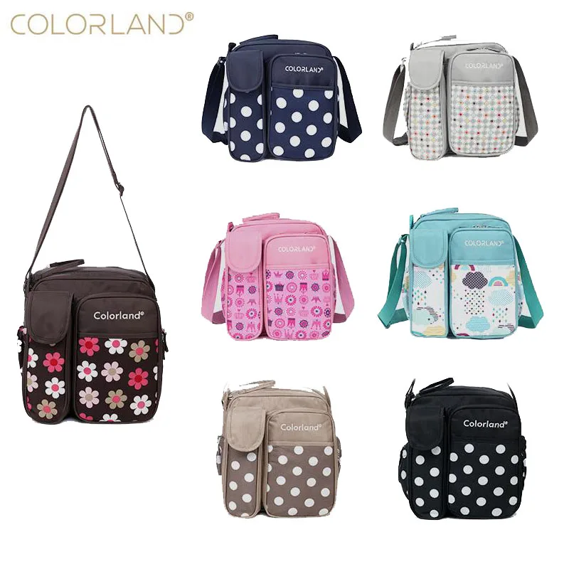 Многофункциональная сумка для мамы COLORLAND на одно плечо подгузников с изоляцией