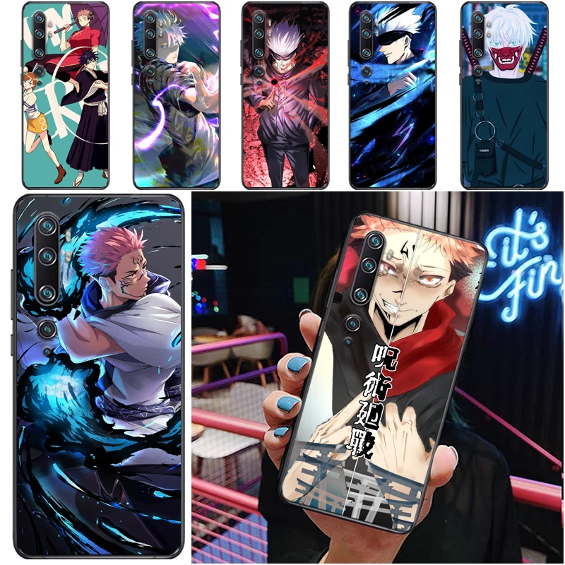 

Jujutsu Kaisen Yuji Itadori Satoru Gojo Sukuna Fushiguro Megumi Phone Case For Xiaomi CC9 Pro CC9e Back Cover Coque Cases Funda