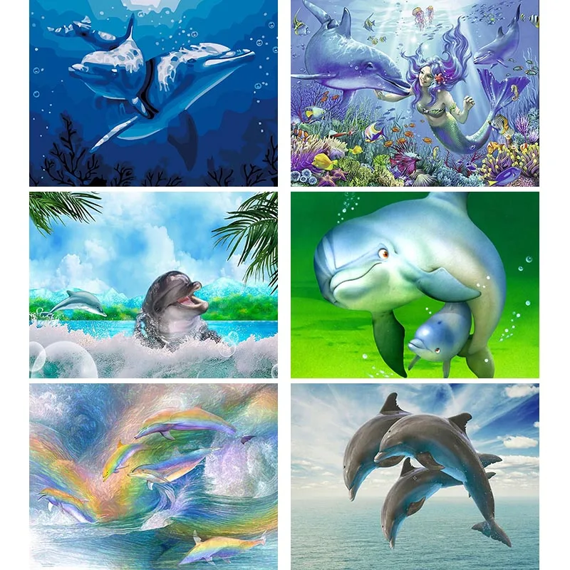 

Алмазная 5D картина «сделай сам», изображение животного, вышивка стразы, вышивка крестиком «русалка», Алмазная мозаика, украшение для дома O56