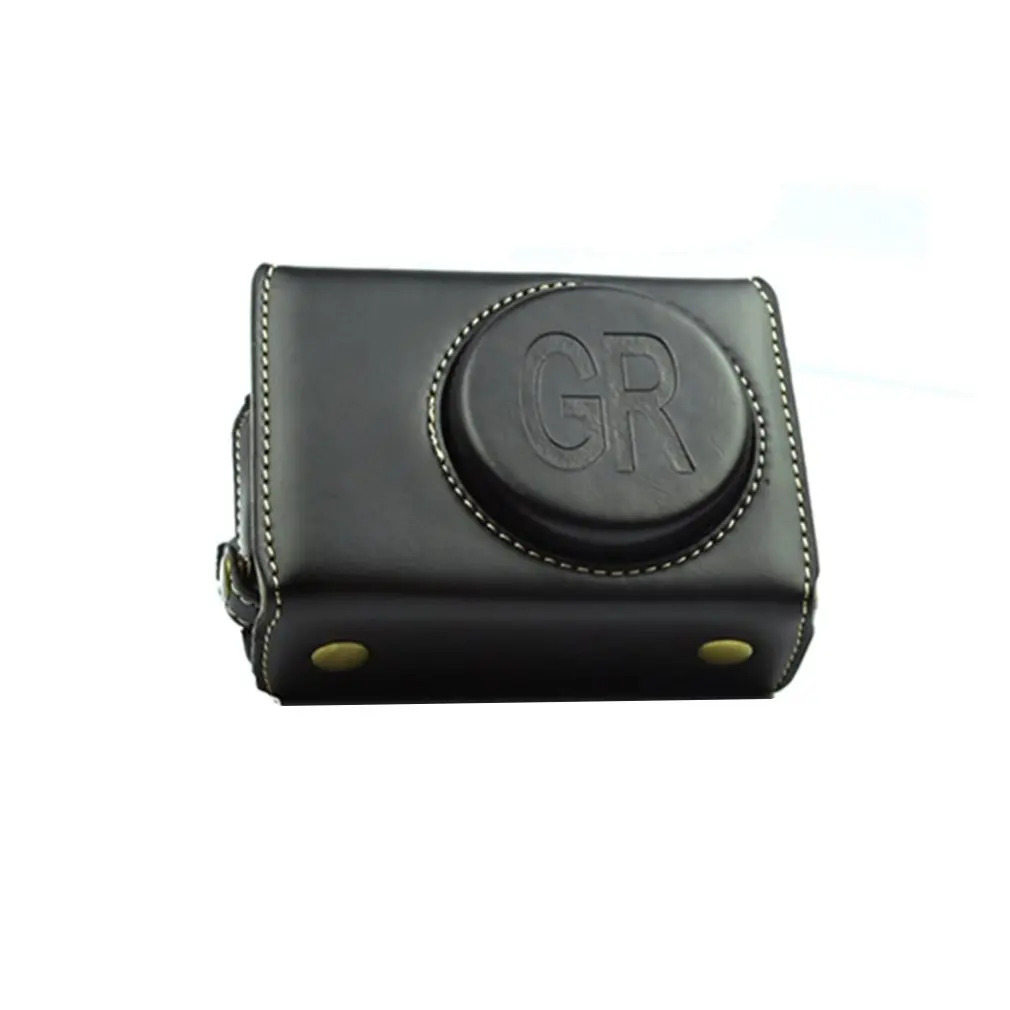 Pu Leather Camera Bag Case Cover Pouch For Ricoh Gr Grii Ocotex Protection Durable Portable Accessories | Электроника