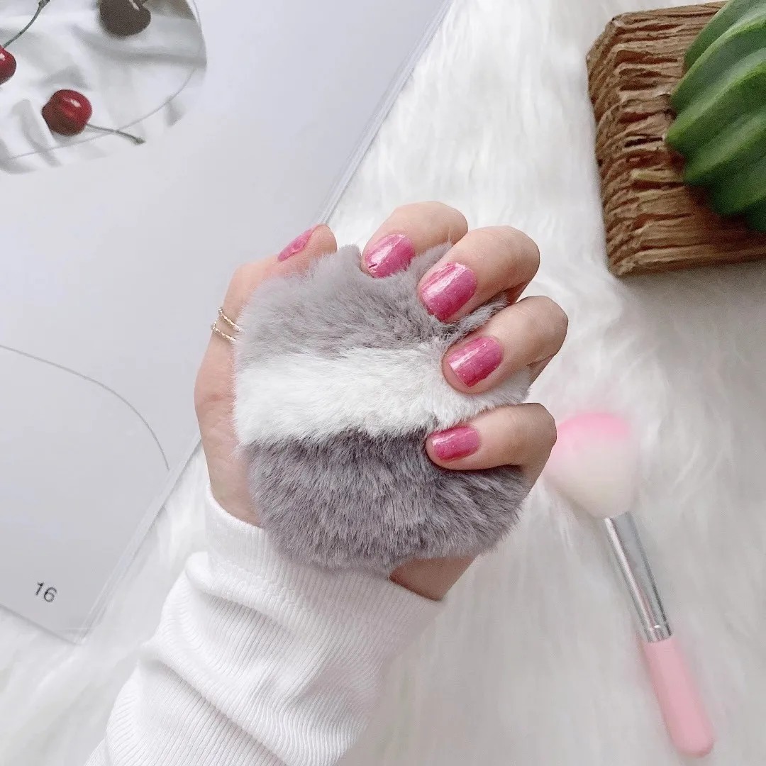 

Japanese and Korean Color Matching Plush Protective Case for Apple 3 Generation Wireless Bluetooth Headset Silicone Soft Case