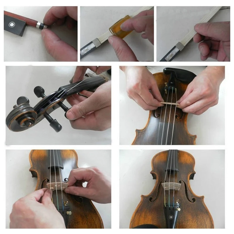 

Chicken Wings Wood Violin Chinrest Tailpiece Endpin Pegs Chinrest Chin Rest Violin DIY Parts Accessories End Pin