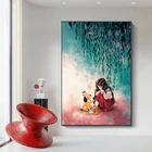 Zozack вышивка, DIY печатных мультфильмов ивы девушки наборы для вышивки крестом для полной вышивки Набор для вышивки крестиком домашний декор стен