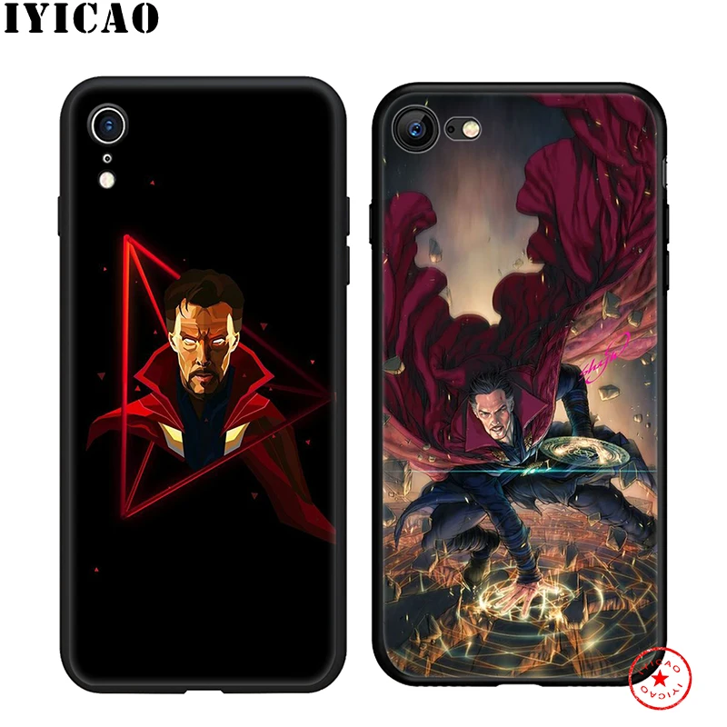 IYICAO Доктор Стрэндж Marvel мягкий чехол для телефона iPhone 11 Pro XR X XS Max 6 6S 7 8 Plus 5 5S SE