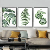 gatyztory 3pc frame diy painting by numbers modern home wall art picture leaf flower paint by numbers for home decors