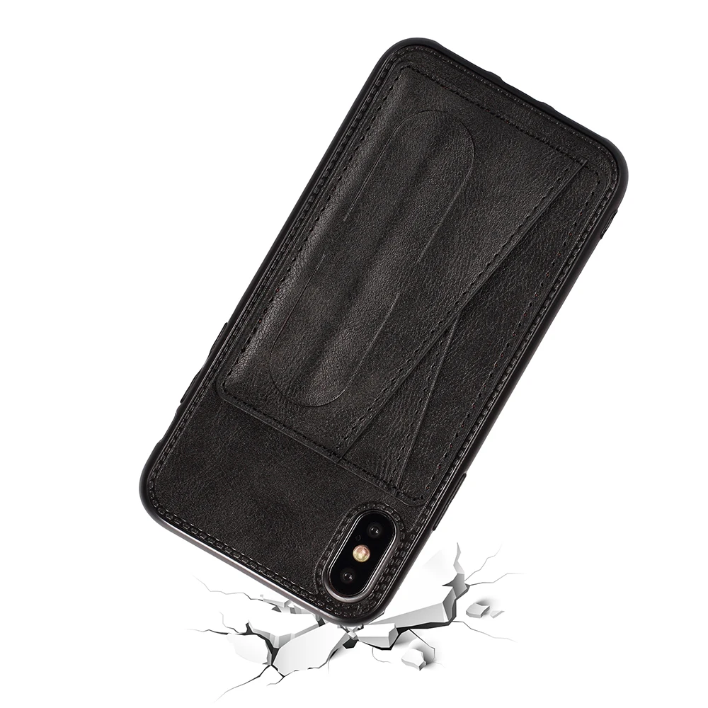 

Luxury Leather Shockproof Spring Bracket Leather Case For IPhone 11 Pro MAX XR XS X XSMAX 7 8 6 Plus 6s
