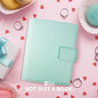 yiwi a5 mint ring binder journal diary notebooks pu leather loose leaf planner