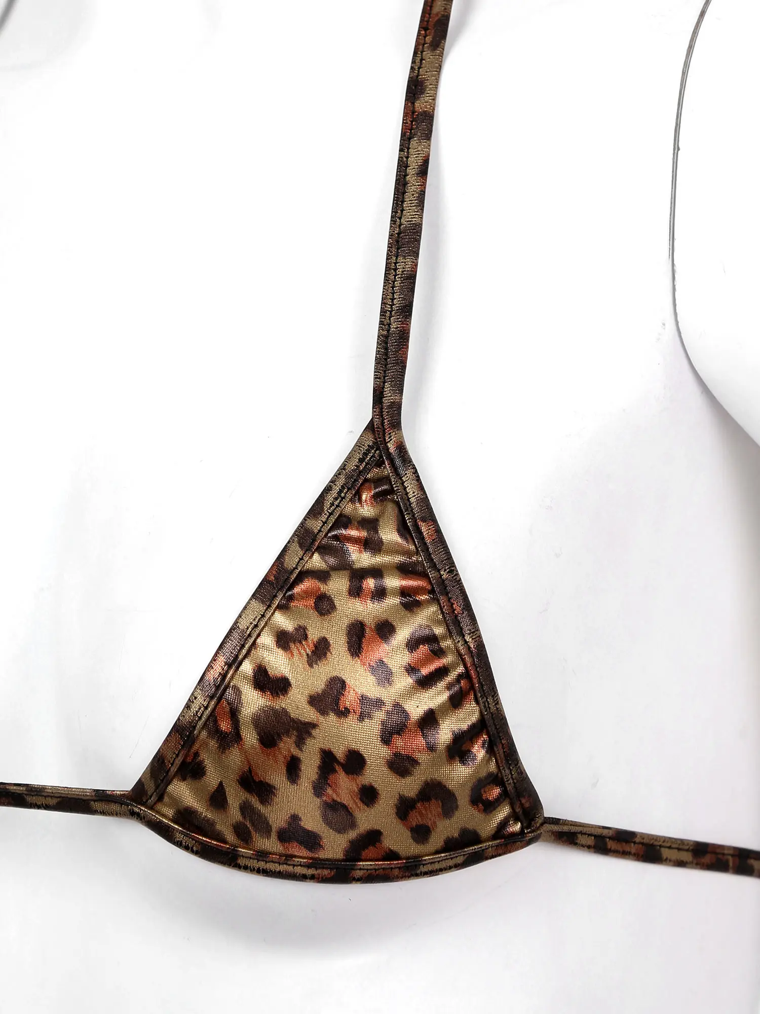 Женский комплект нижнего белья iiniim из двух предметов с леопардовым принтом