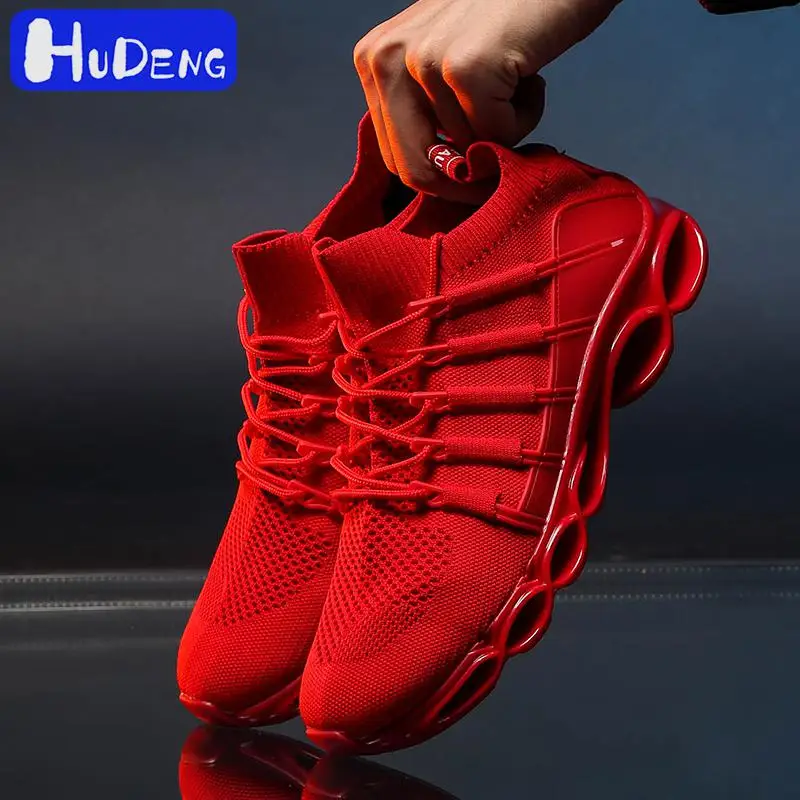 Мужские дышащие кроссовки Blade для бега спортивная обувь больших размеров 14 47 48 2019