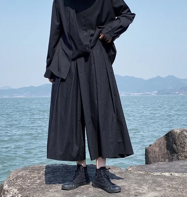 Новые Темно-осенние модные трендовые нишевые дизайнерские свободные