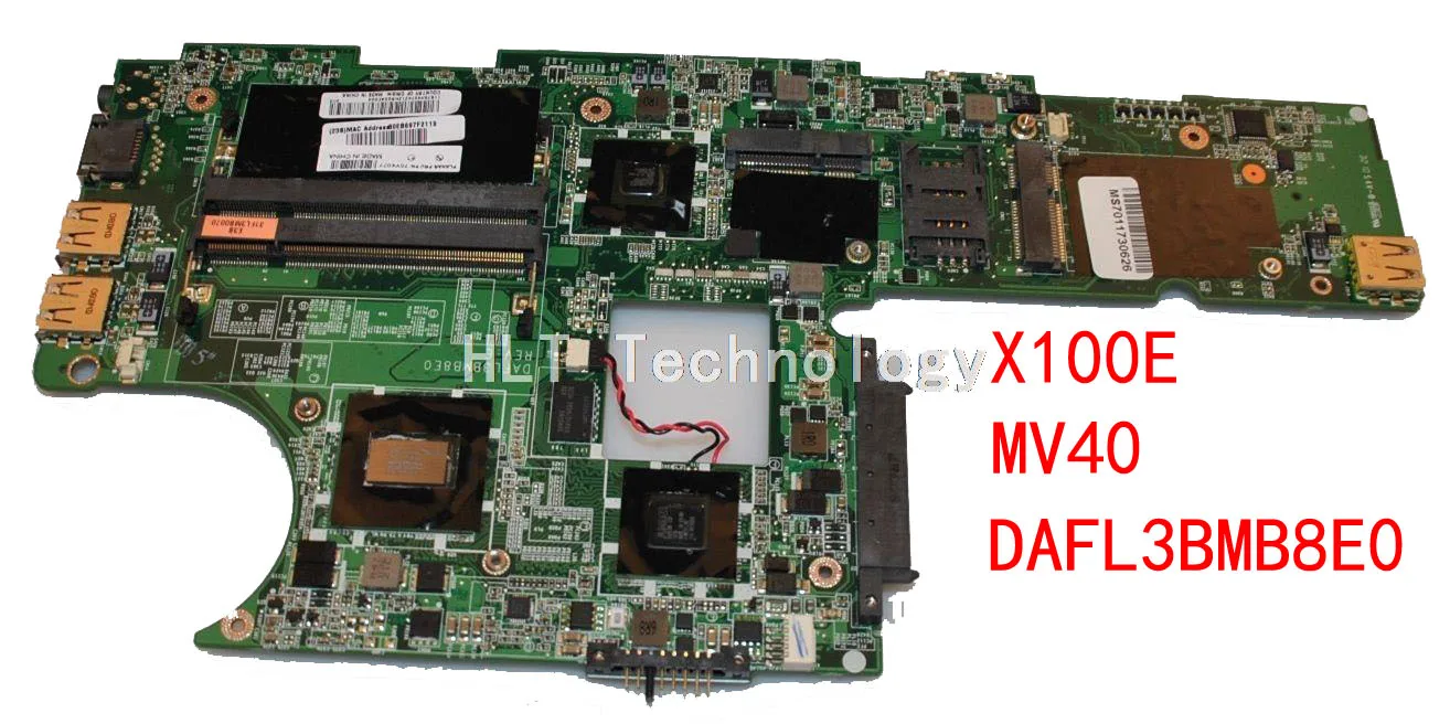 

Материнская плата для ноутбука Lenovo Thinkpad X100E DAFL3BMB8E0 REV:E MV40, встроенная графическая карта процессора, 100% полностью протестированная