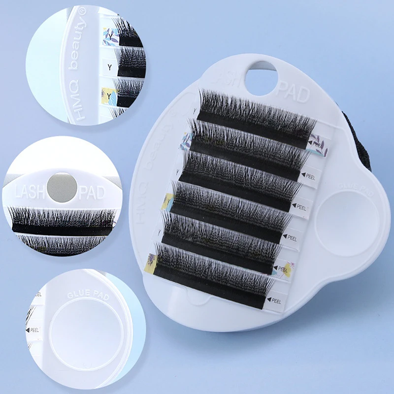 

Поднос для наращивания ресниц, палитра с ремешком на запястье