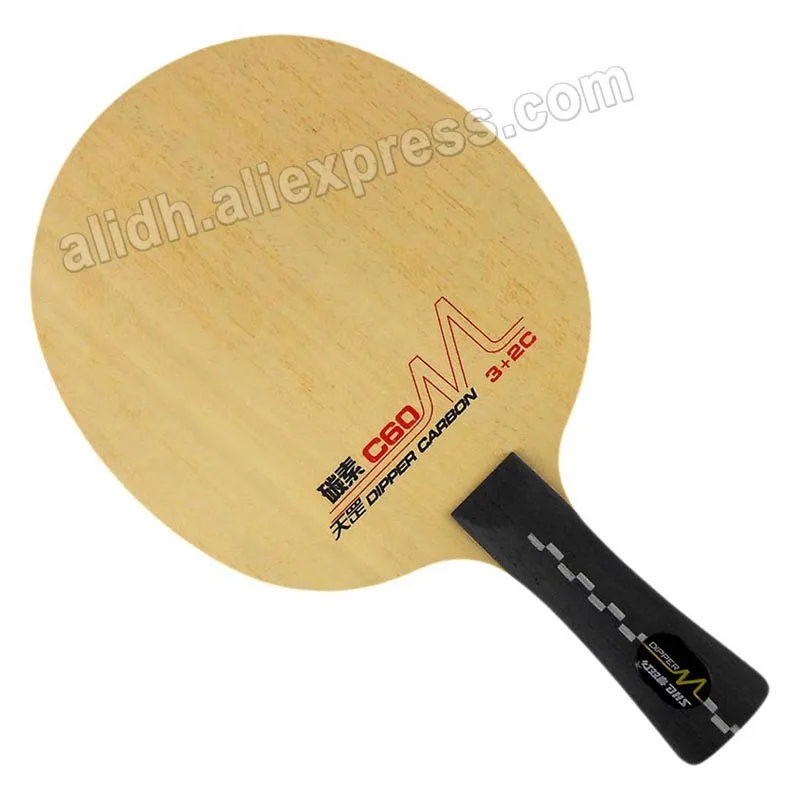 

Original DHS DM.C60 Dipper Carbon Quick Attack Plus Loop Table Tennis blade pingpong racket Shakehand-FL Long Handle