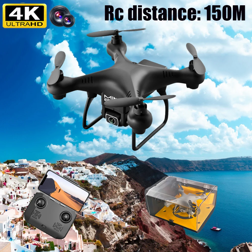 

2021 NEW KY908 Mini Drone 4K HD Camera WIFI FPV Portable Foldable Professional Drones RC Quadcopter Helicopter Toy For Boy Plane