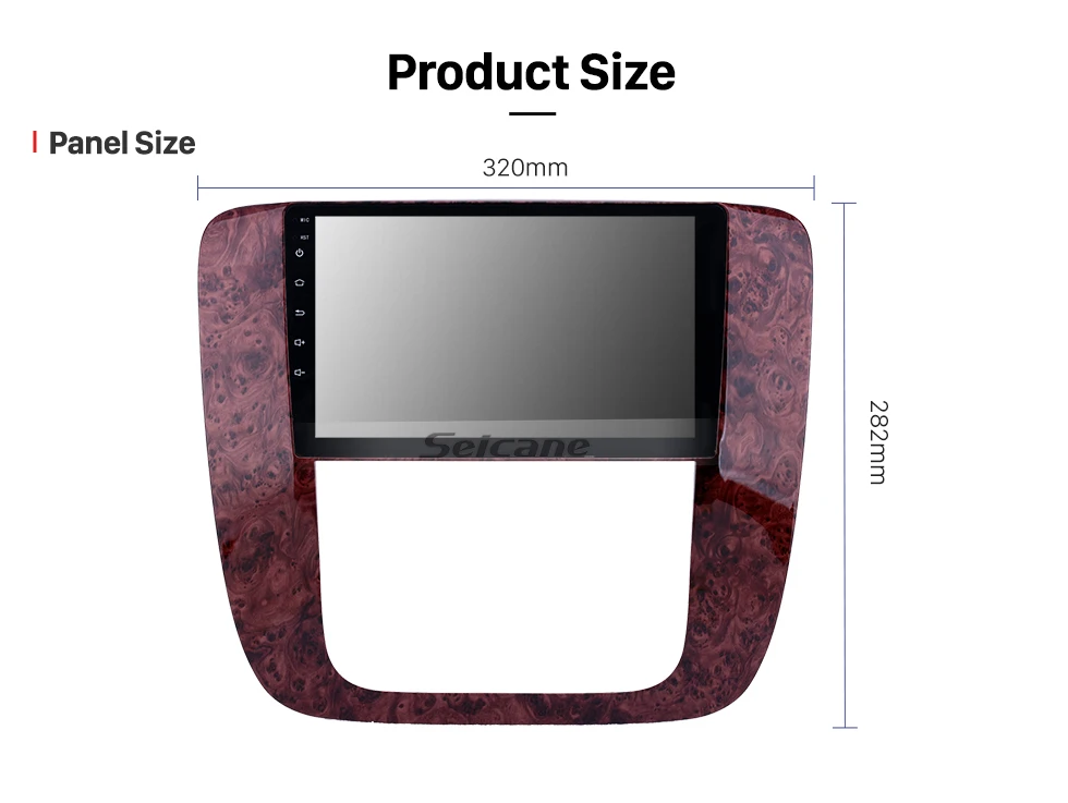 Seicane Android 8,1 Автомобильный gps мультимедийный плеер для 2007-2012 GMC Yukon/Acadia/Tahoe Chevy Chevrolet Tahoe/Suburban Buick Enclave