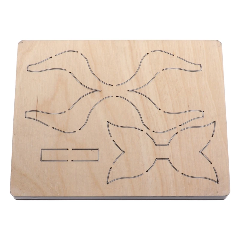 

Bow Bowknot Wooden Cutting Dies Stencil DIY Scrapbooking Album Stamp Craft Decor
