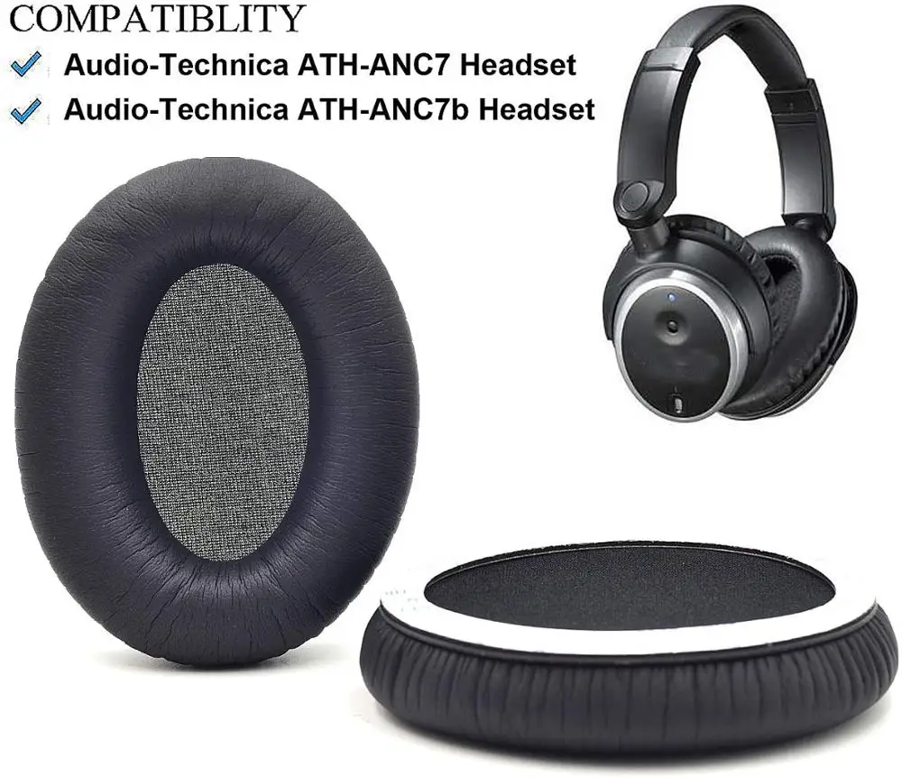Запасные подушечки для наушников ушной вкладыш чехол подушки Audio Technica ATH ANC7 ANC7b